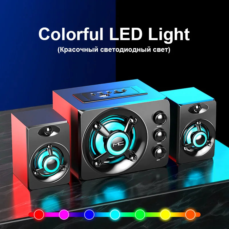 MoreFps 3D RGB Speakers With Subwoofer