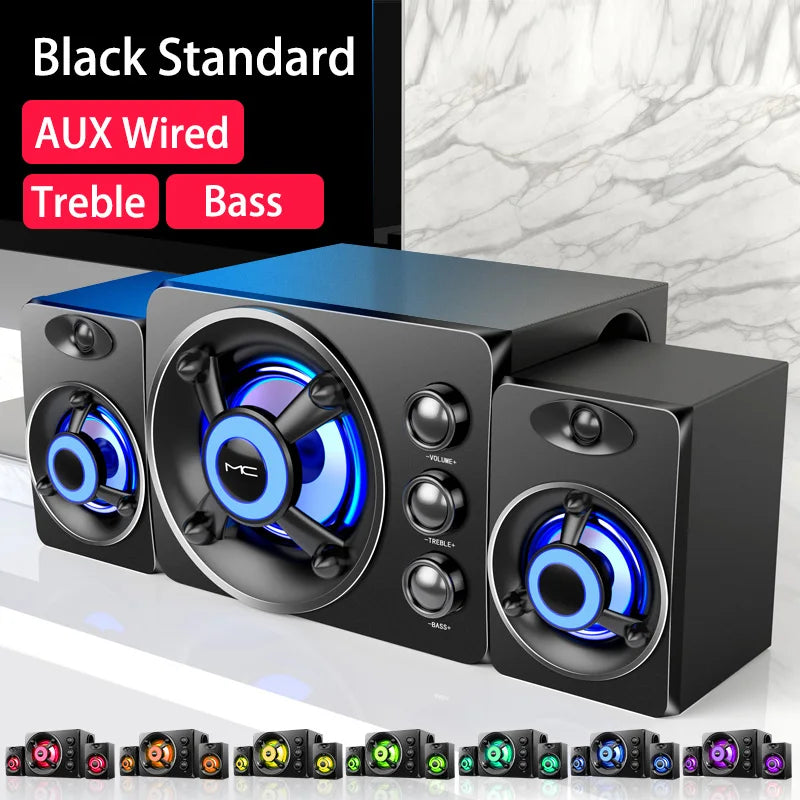 MoreFps 3D RGB Speakers With Subwoofer